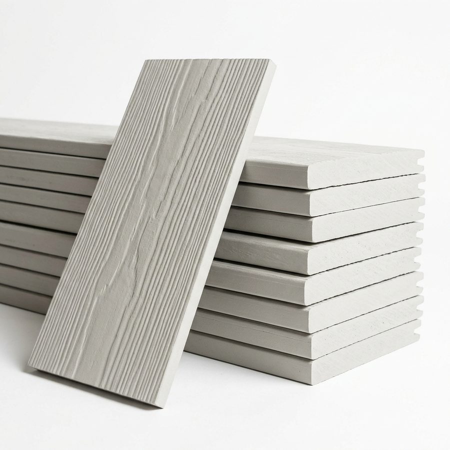 Fiber cement siding — representative image for James Hardie Panel 4x10