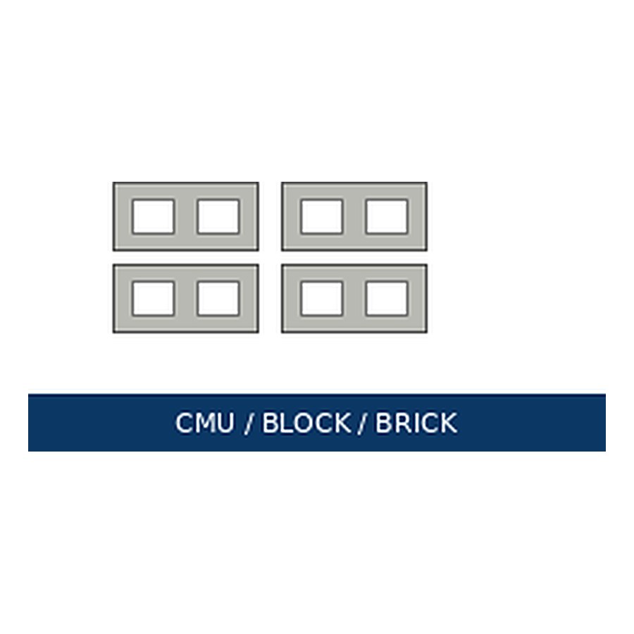 CMU, block & brick — representative image for Red Clay Common Brick