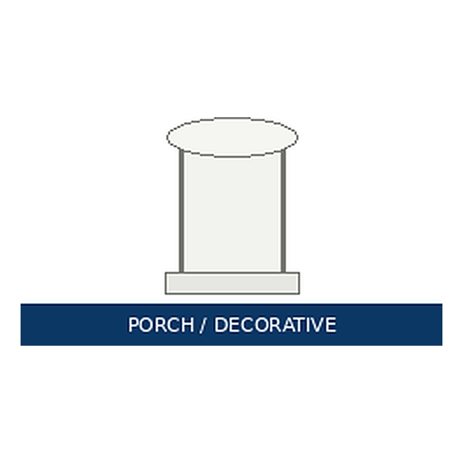 Porch columns — representative image for 6x6x8 PT Structural Post