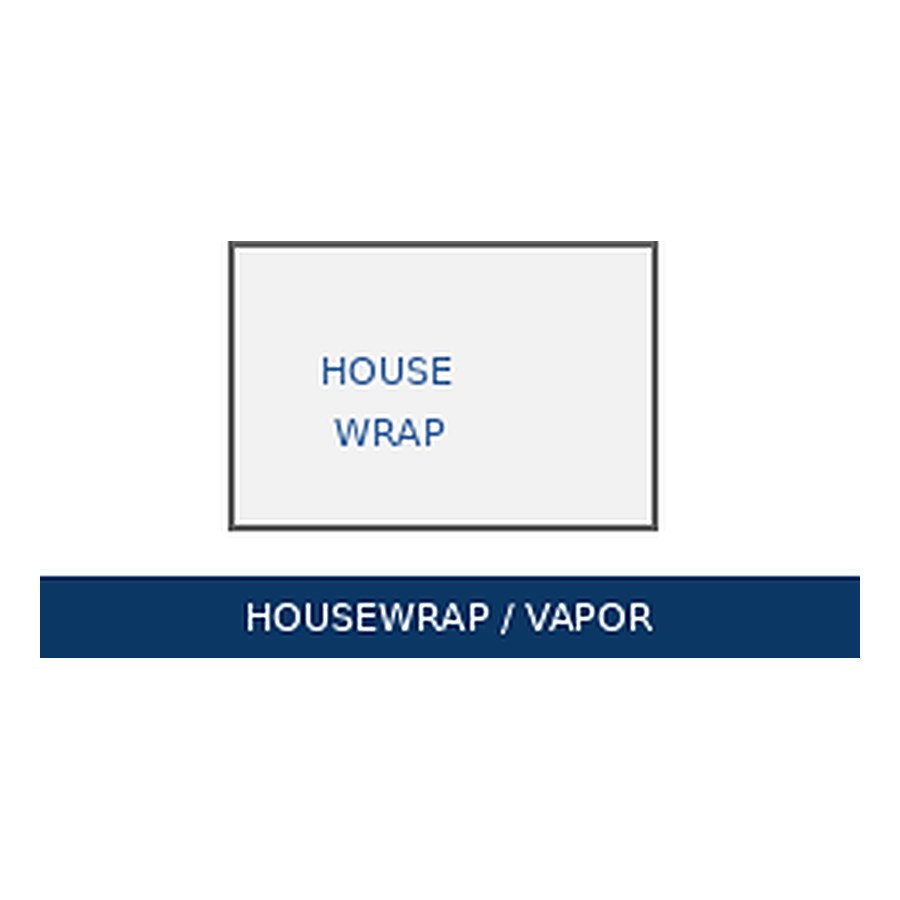 Housewrap & vapor barrier — representative image for Typar HouseWrap 9 ft x 100 ft