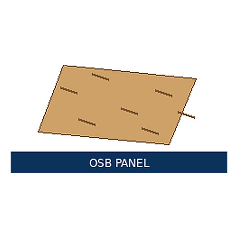 OSB panel — representative image for 7/16 OSB 4x10