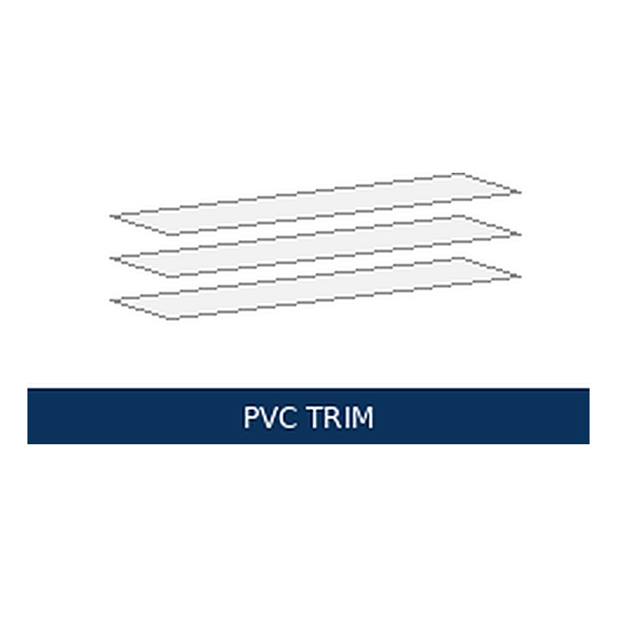 PVC trim — representative image for PVC Sheet 3/4 x 4x8