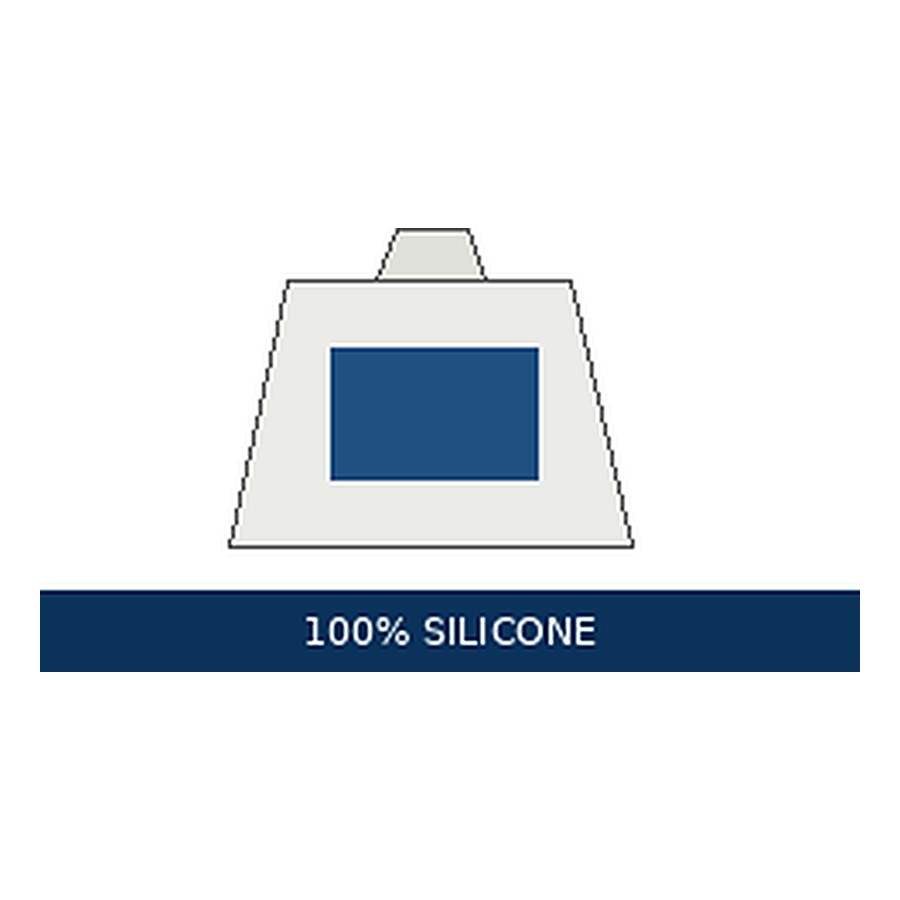 100% silicone — representative image for Kitchen & Bath Silicone Clear 10.1 oz