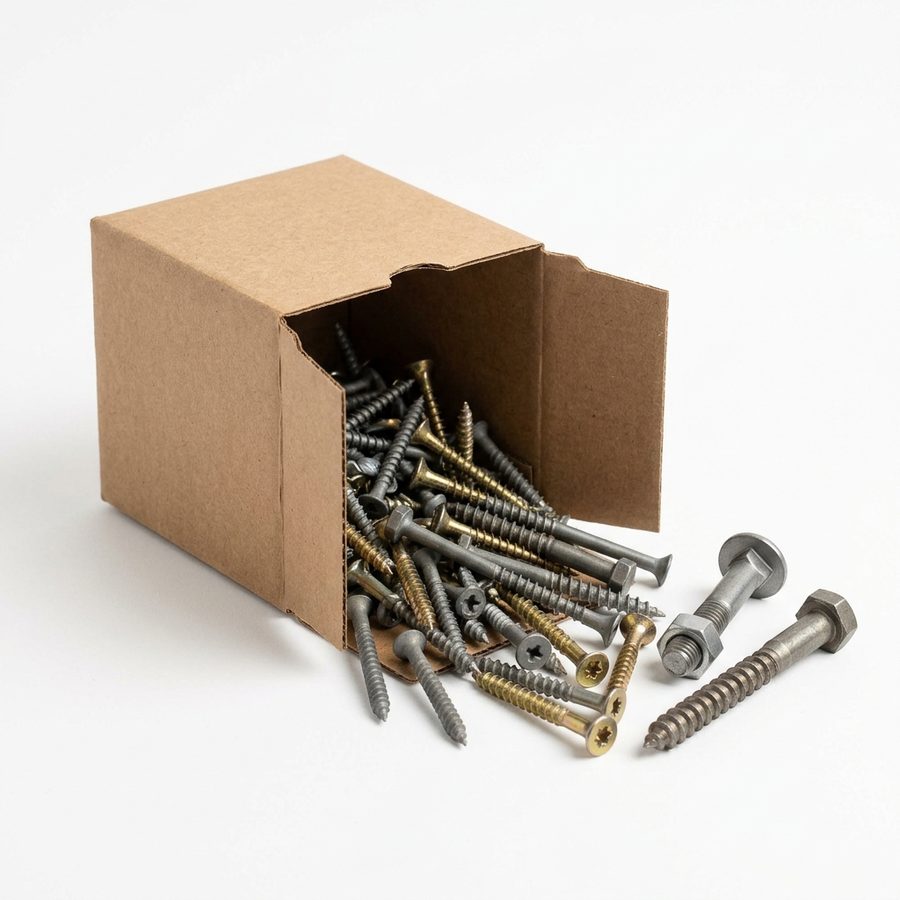 Screws & bolts — representative image for Composite Starter Clips 36-Pack